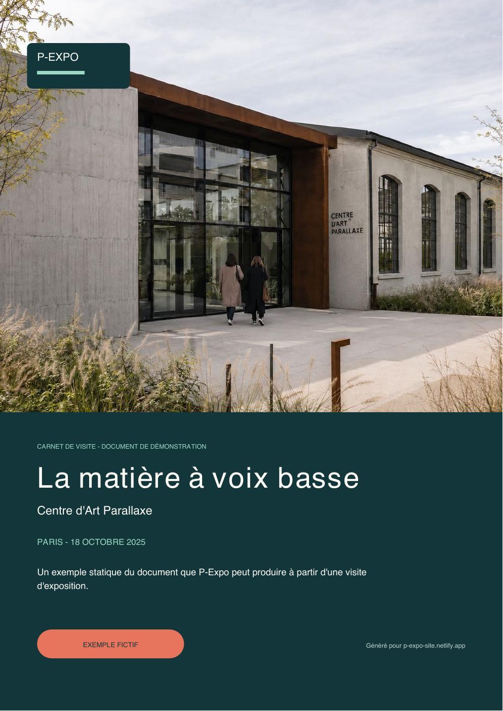 Couverture - P-Expo