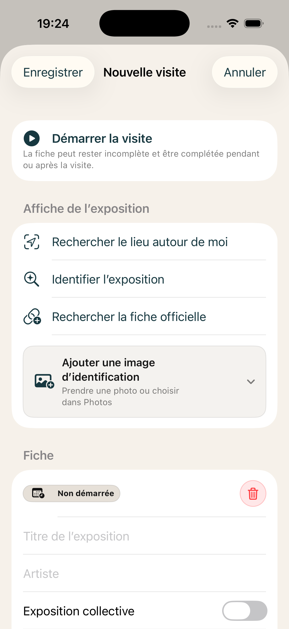 Préparer une visite