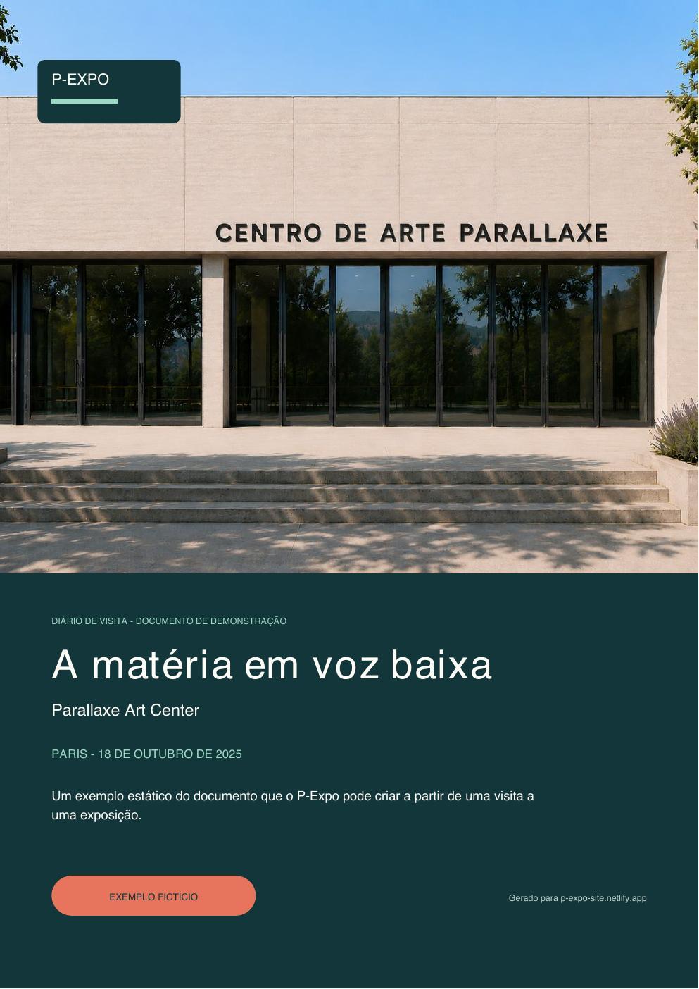 Capa - P-Expo